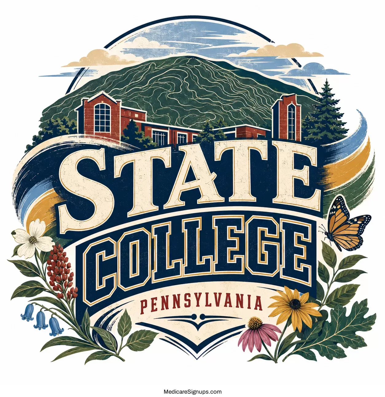 Enroll in a State College Pennsylvania Medicare Plan.